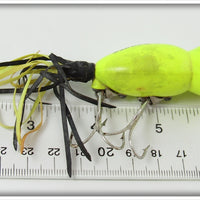 Arbogast Fluorescent Yellow Hula Popper