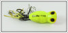 Arbogast Fluorescent Yellow Hula Popper