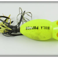Arbogast Fluorescent Yellow Hula Popper