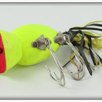 Arbogast Fluorescent Yellow Hula Popper