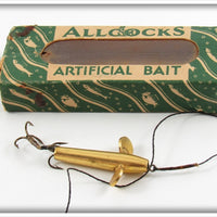 Vintage Allcocks Artificial Bait In Box