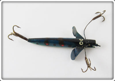 Vintage Unknown Blue Red Spotted Devon Minnow Type Lure