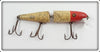 Pflueger Red & White W/Glitter Jointed Palomine