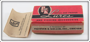 Vintage Pachner & Koller Large Spotty Frog Empty Lure Box 