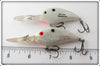 Bill Dance White Fat Free Shad & Fingerling Pair