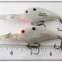 Bill Dance White Fat Free Shad & Fingerling Pair