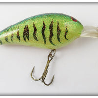 Vintage Bill Norman Green Tiger Glitter Big N Lure