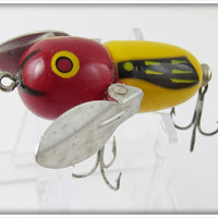 Heddon Yellow Red Head Tiny Crazy Crawler