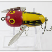 Heddon Yellow Red Head Tiny Crazy Crawler