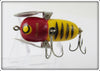 Heddon Yellow Red Head Tiny Crazy Crawler