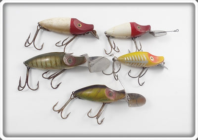 Heddon River Lot Of Five For Fishing With