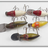 Heddon River Lot Of Five For Fishing With