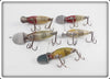 Heddon River Lot Of Five For Fishing With