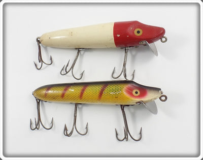 Heddon Wood Vamp Pair: Red/White & Perch