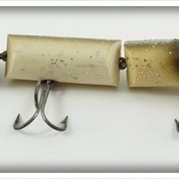 Vintage Creek Chub Silver Flash Triple Jointed Pikie Lure