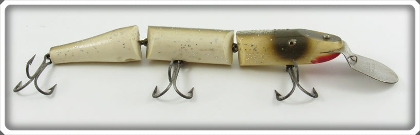 Vintage Creek Chub Silver Flash Triple Jointed Pikie Lure