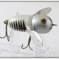 Vintage Heddon Silver Shore Tiny Crazy Crawler Lure