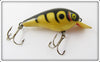 Vintage Cotton Cordell Yellow Black Tiger Stripe Big O Lure