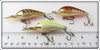 Rapala Crawdad & Yellow Fat Rap Lot Of Three
