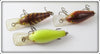 Rapala Crawdad & Yellow Fat Rap Lot Of Three