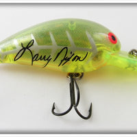 Vintage Bomber Bait Co Larry Nixon Green Model A Lure