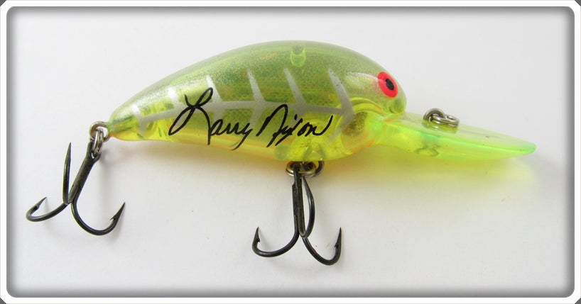 Vintage Bomber Bait Co Larry Nixon Green Model A Lure