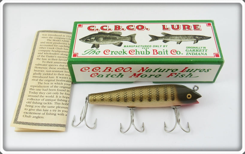 Creek Chub Limited Edition Pikie Scale Wood Darter In Box
