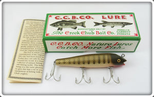 Creek Chub Limited Edition Pikie Scale Wood Darter In Box