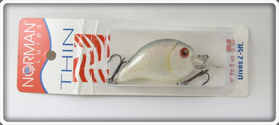 Vintage Norman Texas Shad Thin N Lure Sealed On Card