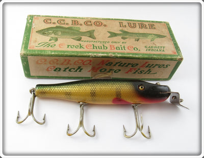 Vintage Creek Chub Perch Pikie Lure In Box 701 
