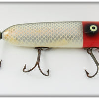 Vintage Heddon Red Head Shiner Lucky 13 Lure