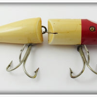 Creek Chub Red & White Jointed Husky Pikie In Box