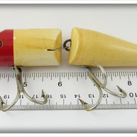 Creek Chub Red & White Jointed Husky Pikie In Box