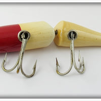 Creek Chub Red & White Jointed Husky Pikie In Box