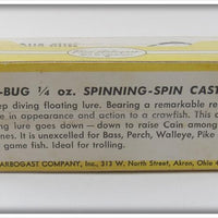 Arbogast White Pink Eye Mud Bug In Box