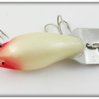 Arbogast White Pink Eye Mud Bug In Box