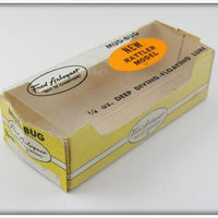 Arbogast White Pink Eye Mud Bug In Box