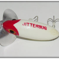 Arbogast Red & White Jitterbug In Box