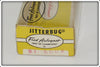 Arbogast Red & White Jitterbug In Box