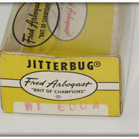 Arbogast Red & White Jitterbug In Box