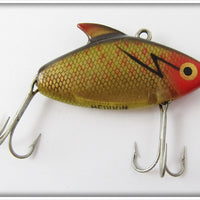 Vintage Heddon Gold Scale Super Sonic Lure