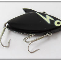 Vintage Heddon Black White Lightning Bolt Super Sonic Lure