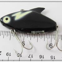 Heddon Black White Lightning Bolt Super Sonic