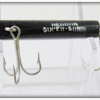 Heddon Black White Lightning Bolt Super Sonic