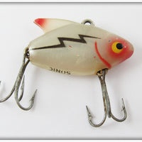 Vintage Heddon Transparent White Sonic Lure