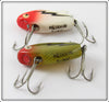 Heddon Red Head White & Perch Sonic Pair