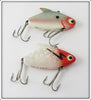 Vintage Heddon Shad & Red/White Super Sonic Lure Pair