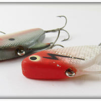 Heddon Shad & Red/White Super Sonic Pair