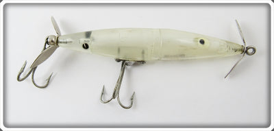 Vintage Heddon Clear Dying Flutter Lure