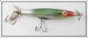 Vintage Heddon Green Shad Dying Flutter Lure